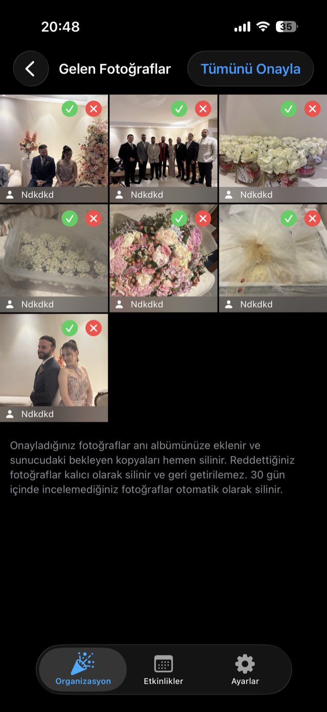 Fotoğraf onay kuyruğu